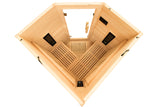 SAUNA A INFRAROSSI PUREWAVE EVO - ABETE CANADESE ANGOLARE 3 POSTI HL-PUR03C
