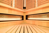 SAUNA A INFRAROSSI PUREWAVE EVO - ABETE CANADESE ANGOLARE 3 POSTI HL-PUR03C
