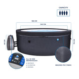 Net Spa Vita 4 Posti con mobili Pareti Isolanti In Schiuma Da 8cm Cod. SP-VIP140/MOB2