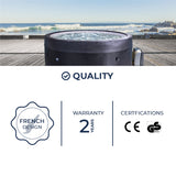Net Spa Vita 4 Posti con mobili Pareti Isolanti In Schiuma Da 8cm Cod. SP-VIP140/MOB2
