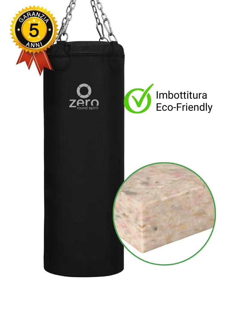 Sacco Boxe Plain 30/40/50/60 Kg da soffitto Ignifugo e Atossico