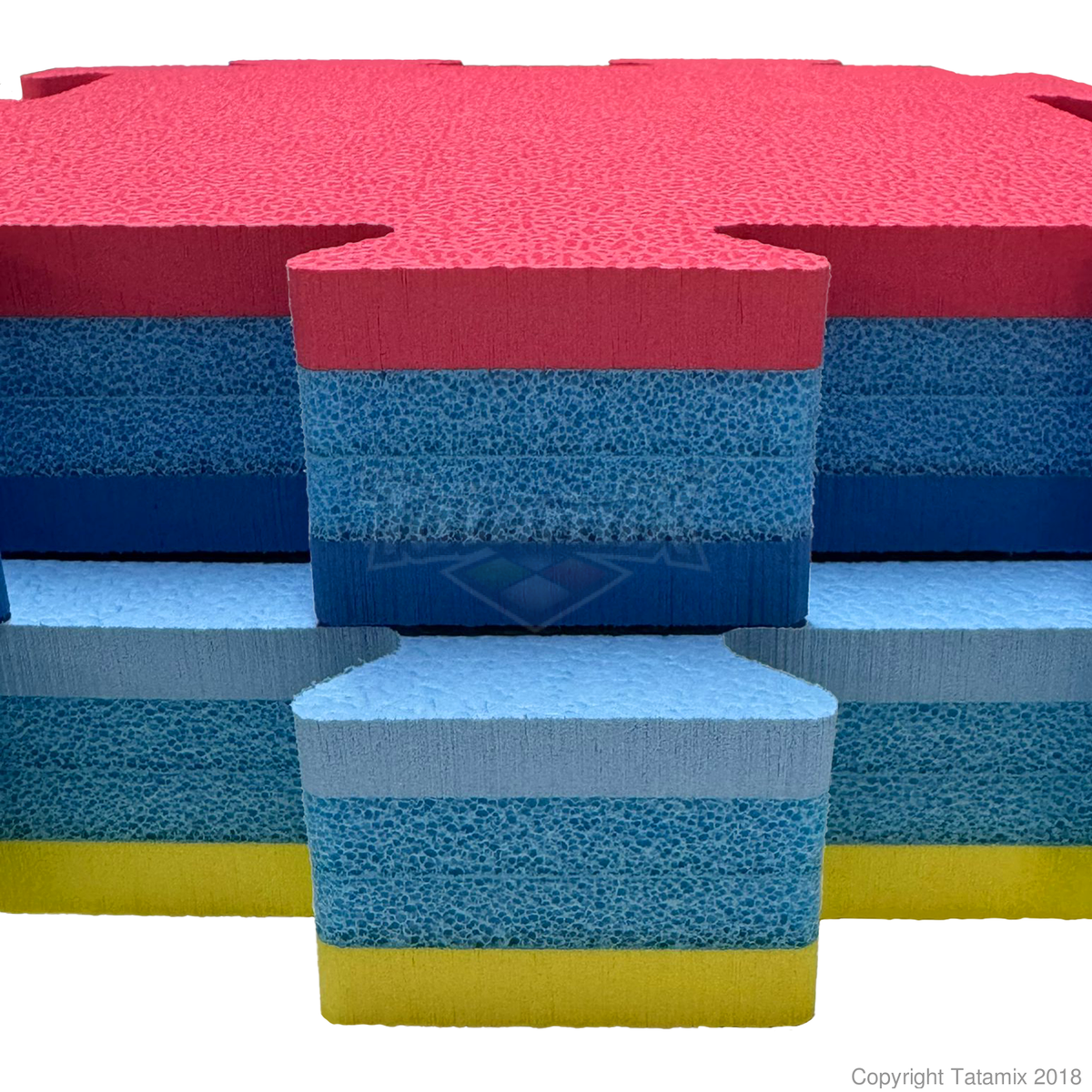 Tatami Resistenti al Fuoco 4cm 100x100x4 cm  Cod. FR40J NEW CERTIFICAZIONI - EN 13501-1 - EURO CLASS Cfl - S1