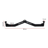 Barra Lat 80 cm Presa Neutra Diamond  B-PG80
