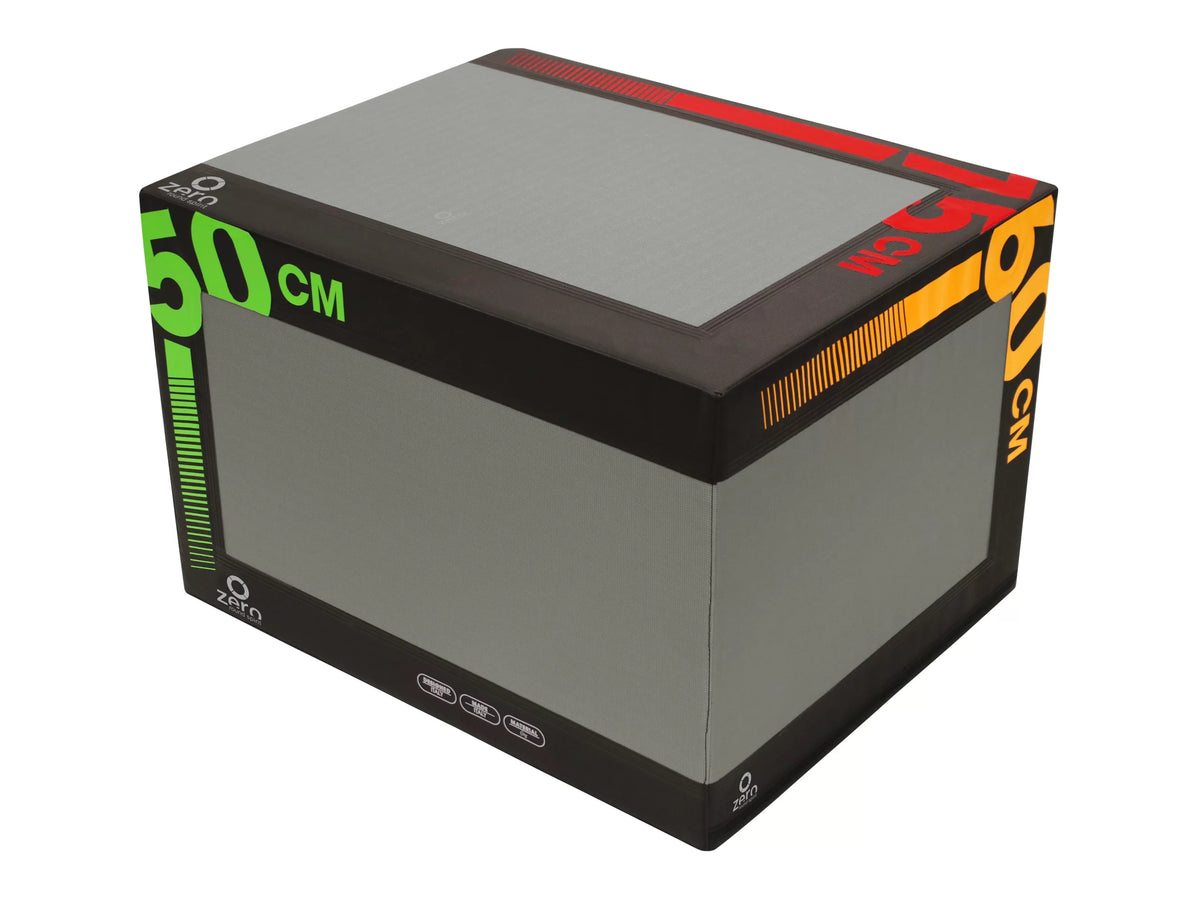 Box-M Pliometrico Col. Nero cm 50x60x75 tre diverse altezze