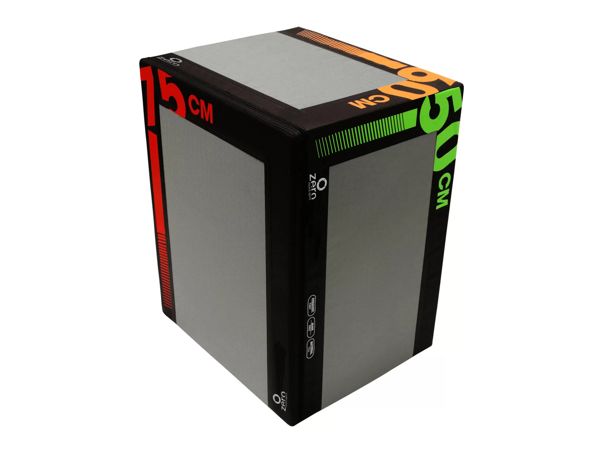 Box-M Pliometrico Col. Nero cm 50x60x75 tre diverse altezze