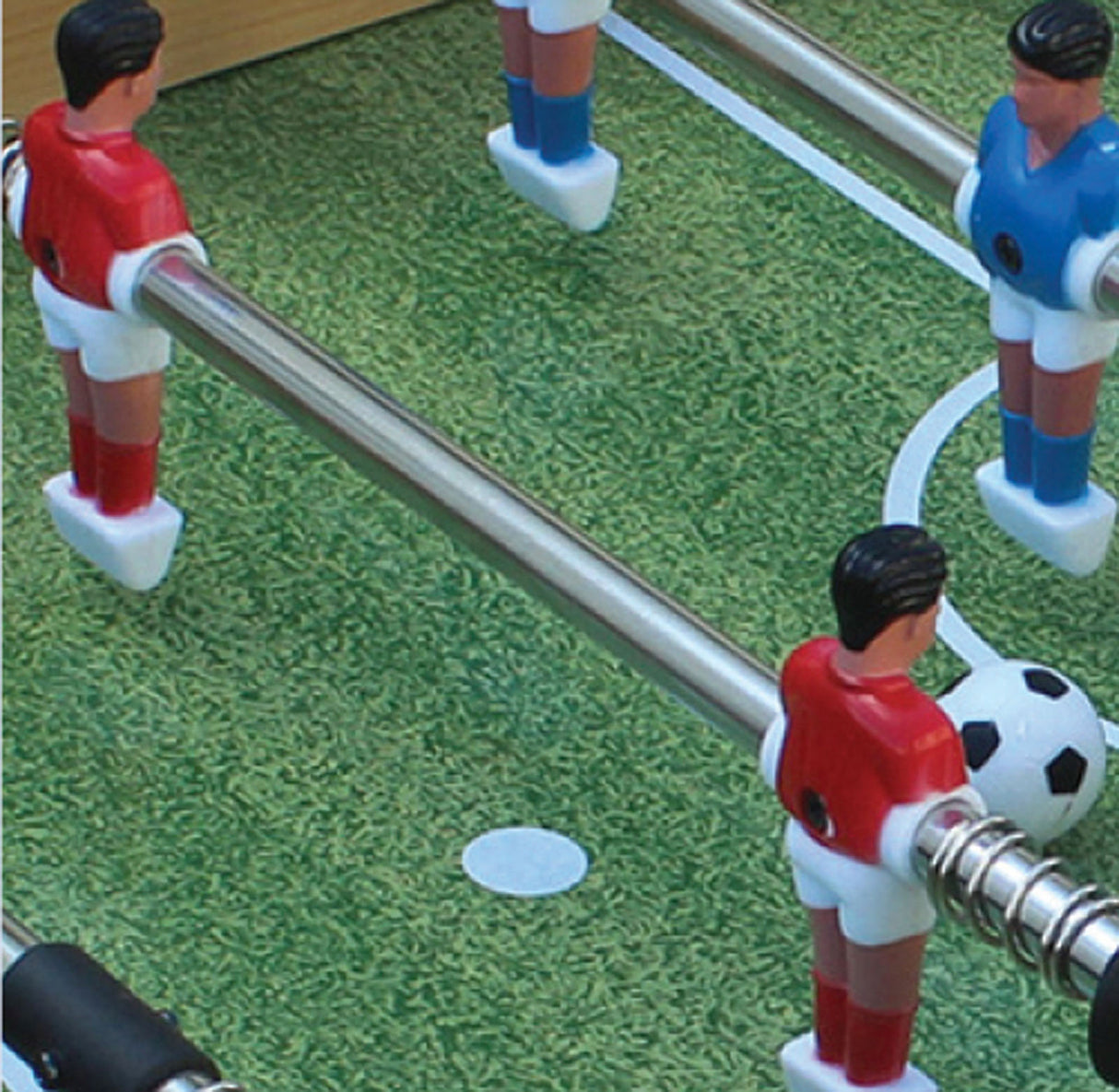 Tavolo Multigioco 2 in uno da tavolo - versione calciobalilla aste rientranti Cod. FM2IN1R