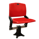 Seduta ribaltabile CARAVAGGIO per stadi e impianti sportivi per postazioni giornalisti