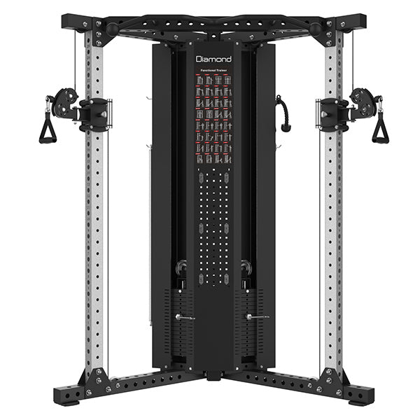 Dual Pulley Cable Cross Rack Rigs - Weight Stack 100 kg x 2  Cod. CCR-R