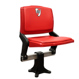 Seduta ribaltabile CARAVAGGIO per stadi e impianti sportivi per postazioni giornalisti