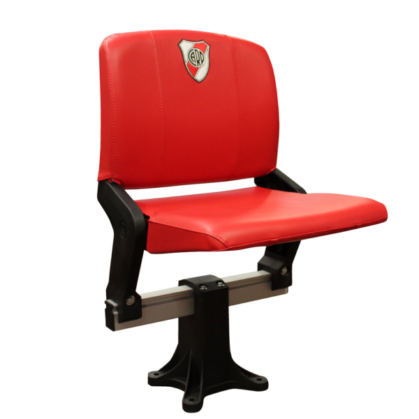 Seduta ribaltabile CARAVAGGIO per stadi e impianti sportivi per postazioni giornalisti