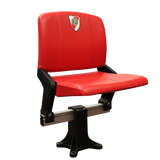 Seduta ribaltabile CARAVAGGIO per stadi e impianti sportivi per postazioni giornalisti