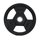 Disco Olimpico Gommato RUVIDO Tri-Grip foro Ø50 mm Cod. DGGD-P