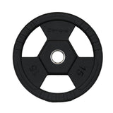 Disco Olimpico Gommato RUVIDO Tri-Grip foro Ø50 mm Cod. DGGD-P