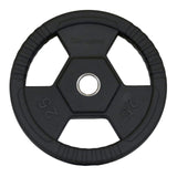 Disco Olimpico Gommato RUVIDO Tri-Grip foro Ø50 mm Cod. DGGD-P