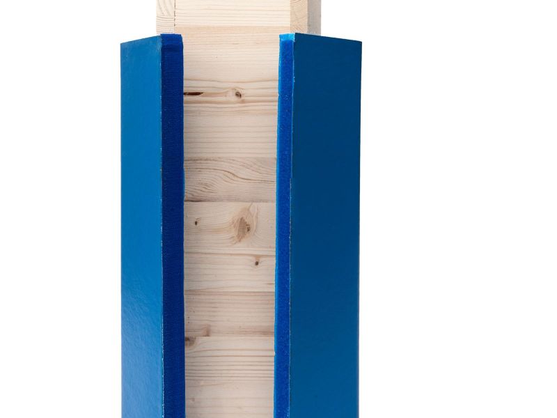 Protezione antitrauma DeS sp. 22 mm Ignifuga cl1 - ideale per colonne e pilastri in palestre,scuole e asili Cod: 084