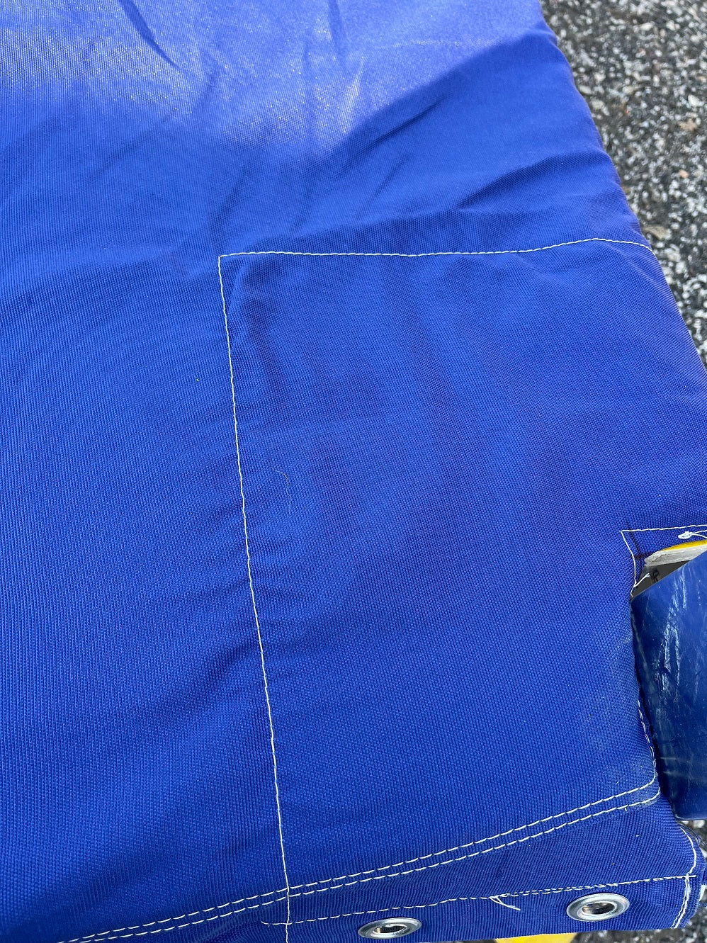 Telo per Ring Boxe in tessuto Canvas Mod. PANAMA per copertura RING bordato costo al mq