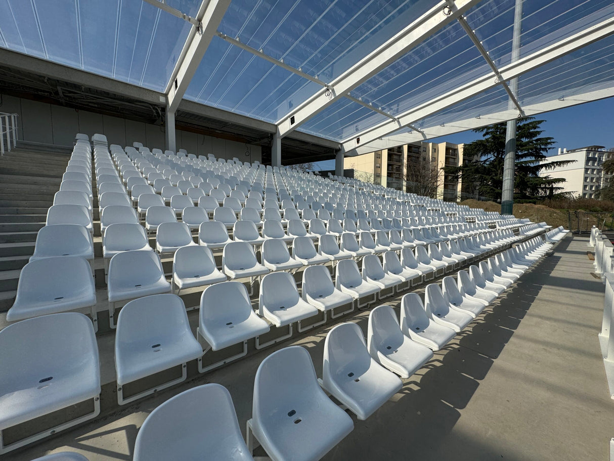 Seduta da stadio e tribuna monoblocco senza schienale Mod. Marsiglia