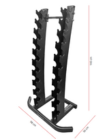 Rastrelliera Verticale Porta Manubri 10 Coppie Diamond Cod. RV-10P