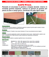 Protezione Muro Safe-Wall NERO protezione murale STANDARD Prezzo AL PEZZO (per prezzo al MQ scriveteci via email) safe wall
