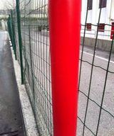 Safe-Roll TUBOLARI PROTETTIVI in gomma espansa ricoperti di pvc per pali e sostegni in ferro PROTEZIONE PALI