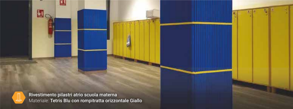 Protezioni Angolari TETRIS in EVA Spessore 2 cm, misura 10+10cm+ 100 L