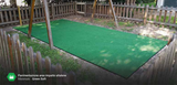 GREEN SOFT  Protezioni di sicurezza in morbida gomma espansa con rivestimento in erba sintetica.