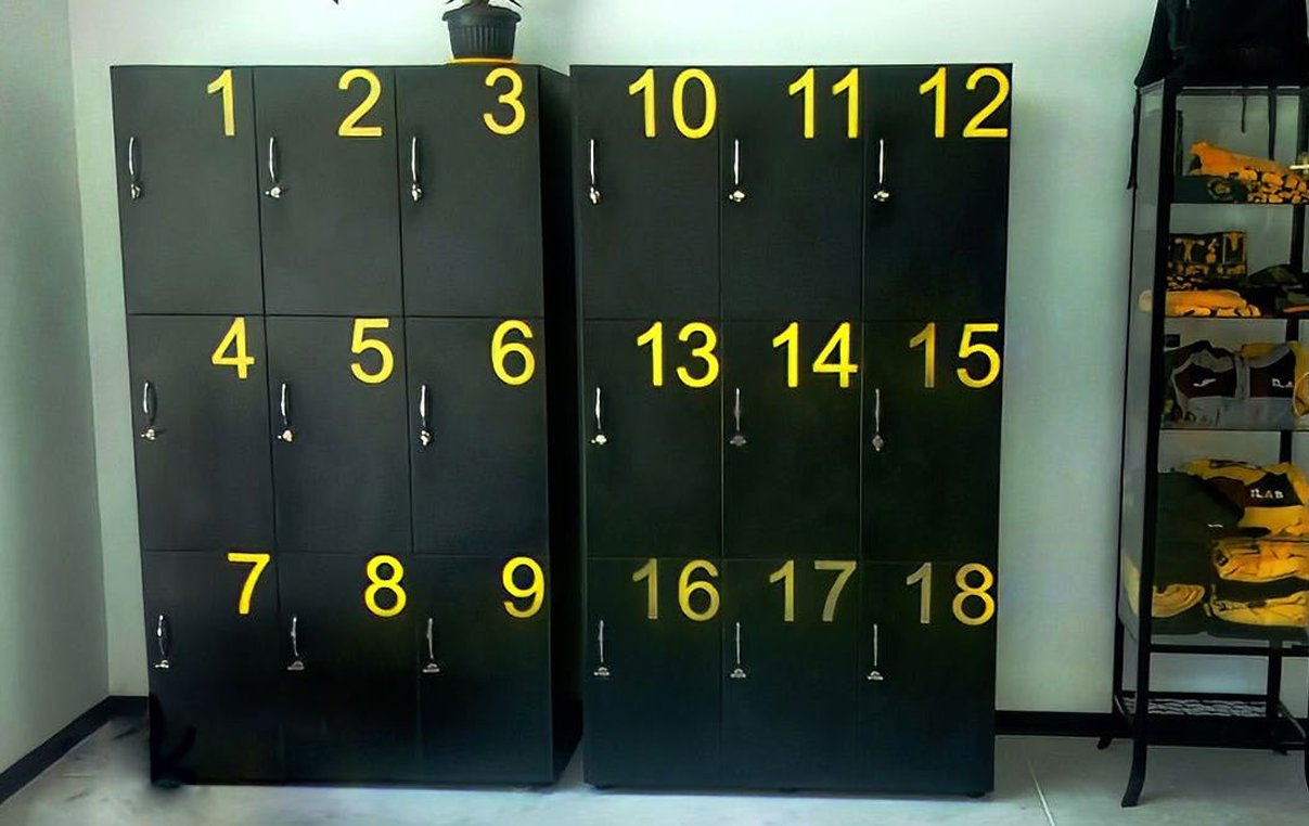 Armadio spogliatoio 9 Ante Vari colori disponibili COD: IF1041/E