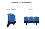Seduta ribaltabile per stadi e impianti sportivi, omologata FIBA M2013 Vari modelli e colori
