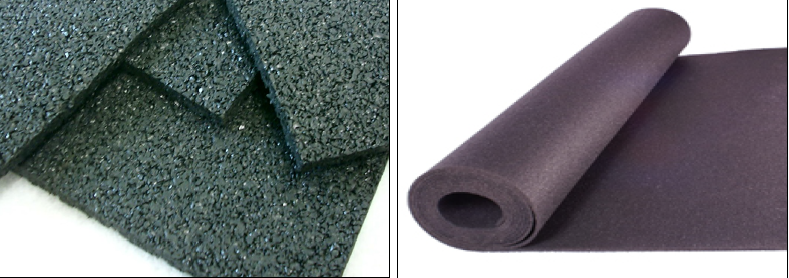 Rotolo di Sottofondo ammortizzante per Tappeto Danza Eco-Rubber 13 MQ