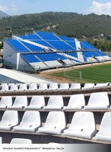 Seduta monoblocco per impianti sportivi e stadio M2008 Anti UV