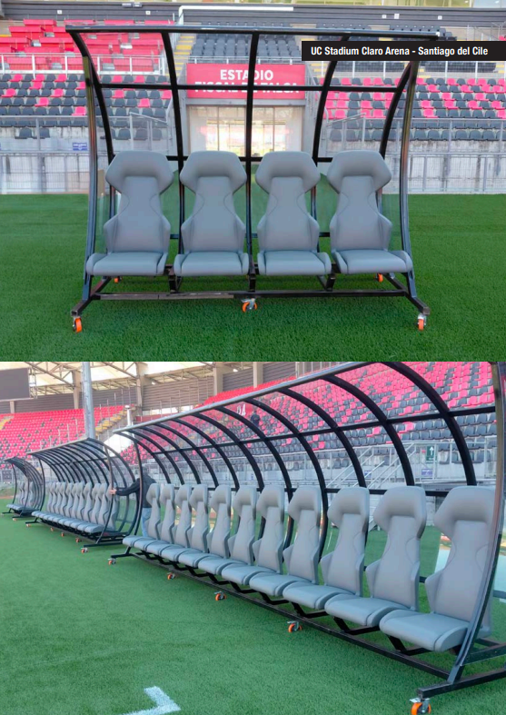 Poltrona per panchine calciatori e sale conferenza BOTTICELLI