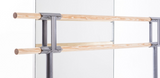 Sbarra Danza Fissa Doppia Modello Pina Fix mt 3 con 3 supporti