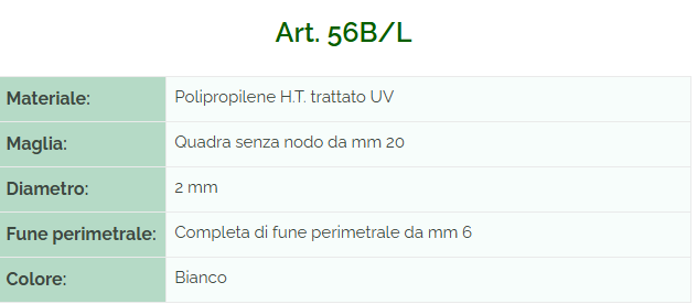 RETE ANTICALCINACCI ART. 56B-L