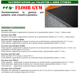 Eco-Floor gym OUTDOOR Pavimentazioni antiscivolo e ammortizzanti Con finitura in erba Costo al pezzo