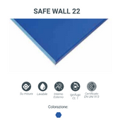 Protezione murale Ignifuga Pannello SAFEWALL 22 in gomma PE polietilene espanso reticolato