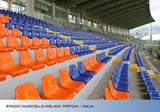 Scocca schienale per tribuna Art. C5 simil M2010 IGNIFUGA