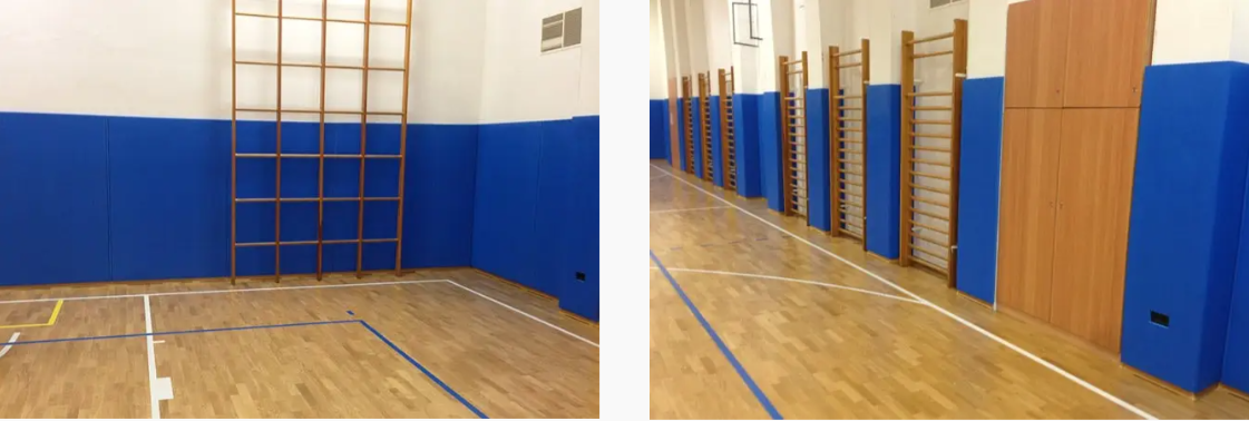 Protezione murale Wall Mat 22mm ignifuga per interni Anche angolare e con profilo a T