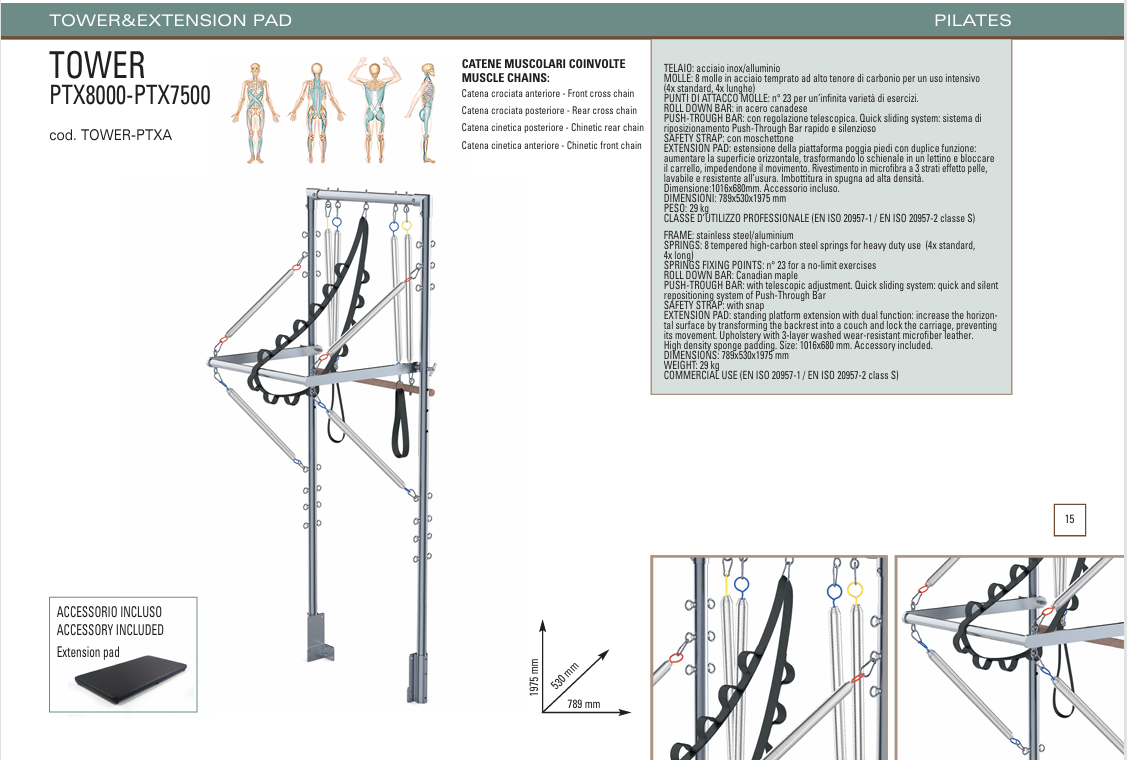Liveness Tower + extension pad colore Nero per PTX 8000 e PTX 7500  Cod. TOWER-PTXA