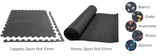 Pavimentazione sportiva in rotolo o tappeti SPORT ROLL 10 mm granuli di gomma SBR Qualità Standard