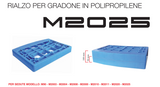 M2025 – Seduta monoblocco per impianti sportivi (Anche Versione Ignifuga)