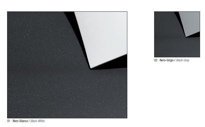 Rotolo di Tappeto Professionale in PVC BIFACCIALE e BICOLORE  rotolo da 30 MQ o 40 MQ Colore nero/grigio