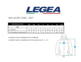 RAIN JACKET K-WAY CAIRO LEGEA COLORI FLUO A SCELTA