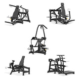 Set 5 macchine Chest Press - Shoulder Press - Lat Pulldown - Leg Extension - Belt Squat PL700-FANTASTIC5