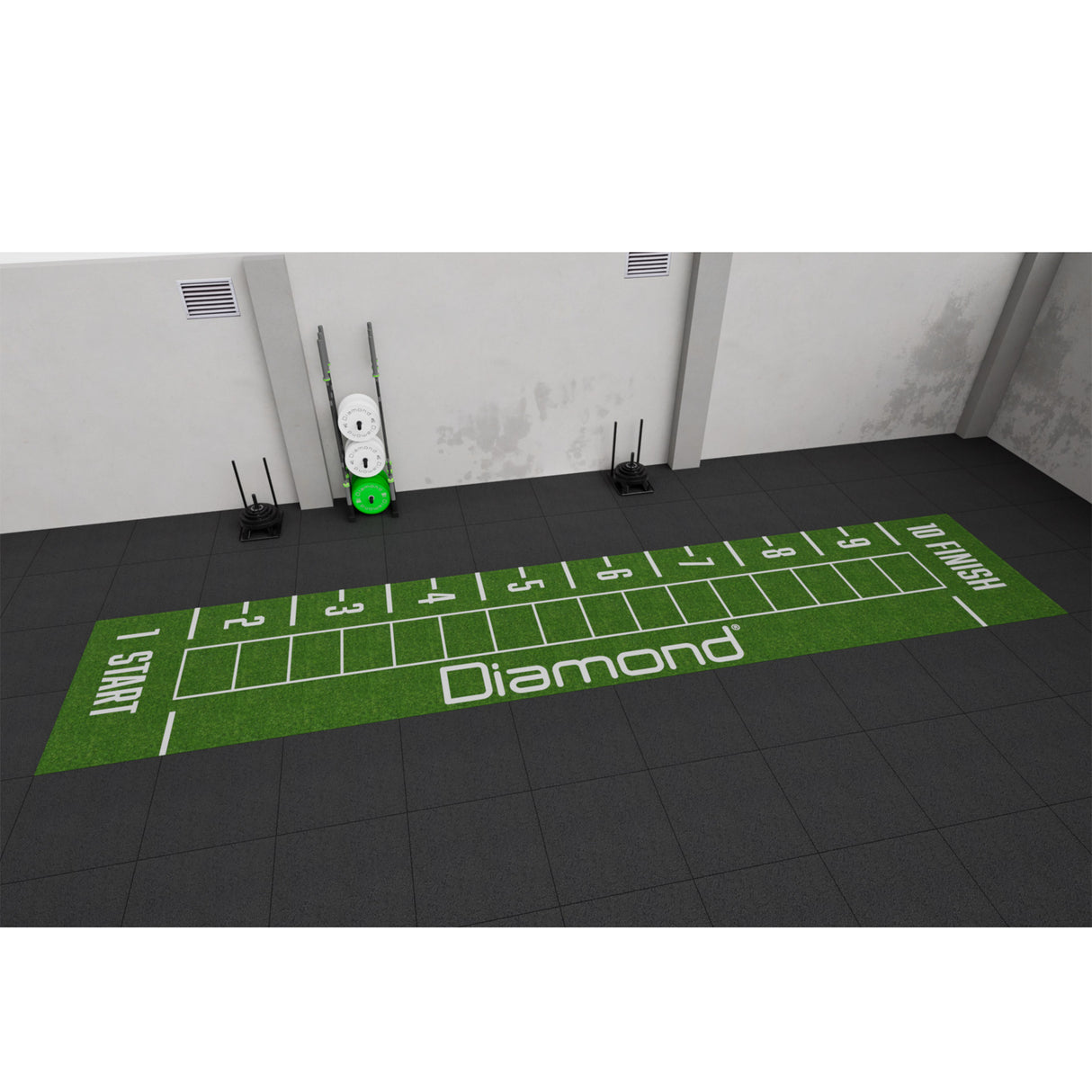 Pavimentazione In Erba Sintetica In Rotolo Con Start 2mx10mx2,5cm art. PRE-ST2X10