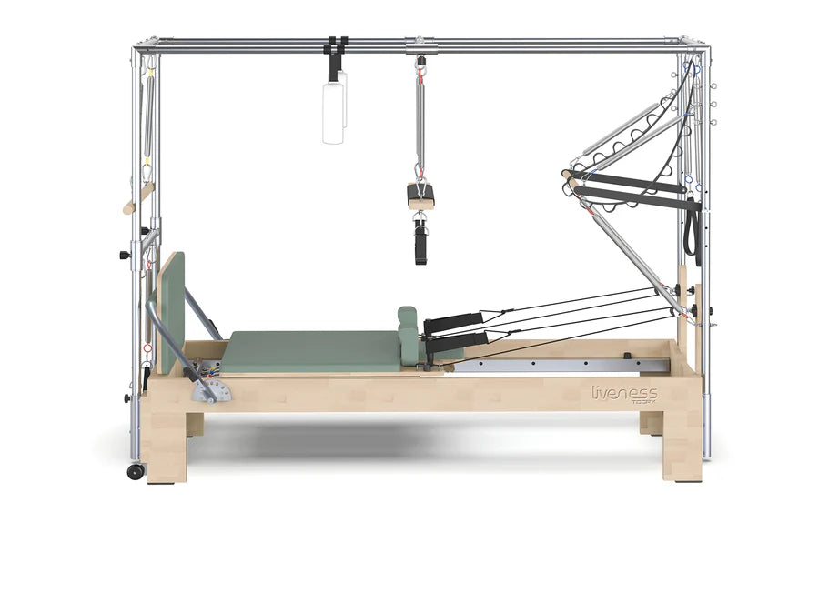 Liveness Cadillac Reformer in legno di quercia naturale colore Green Tea - PTX-6000G