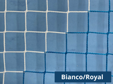 Coppia Reti Calcetto 3x2m Maglia QUADRA in Polipropilene H.T. da 100x5mm Art. 148