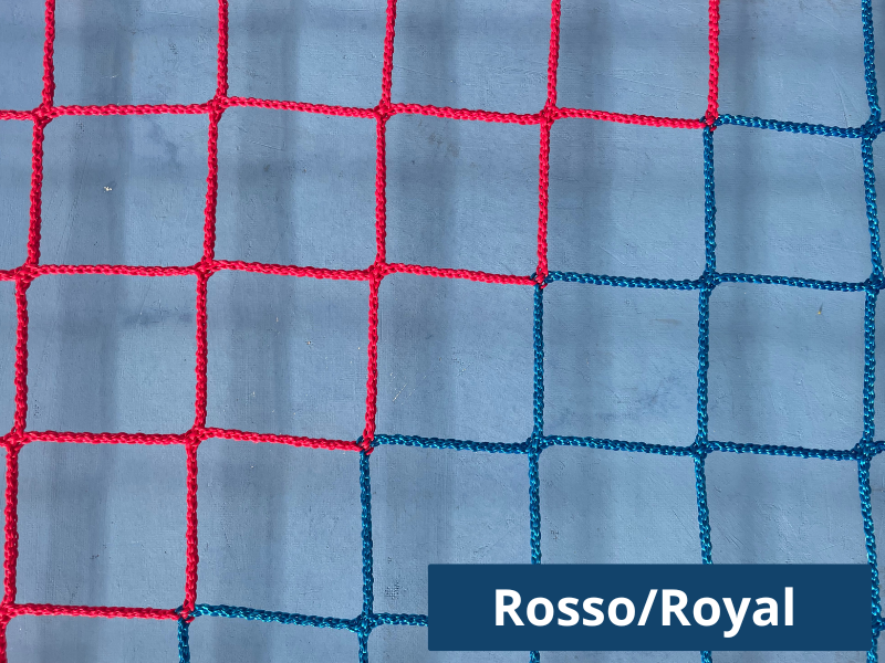 Coppia Reti Calcetto 3x2m Maglia QUADRA in Polipropilene H.T. da 100x5mm Art. 148