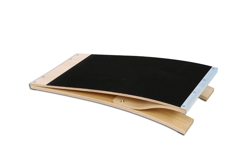 Pedana elastica con piano di battuta ricoperto di moquette S00208