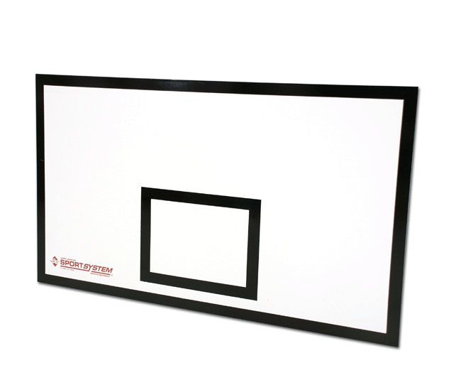 Tabellone basket di resina melamminica per esterno, dimensioni mm 1800x1050x10 Art. S04204