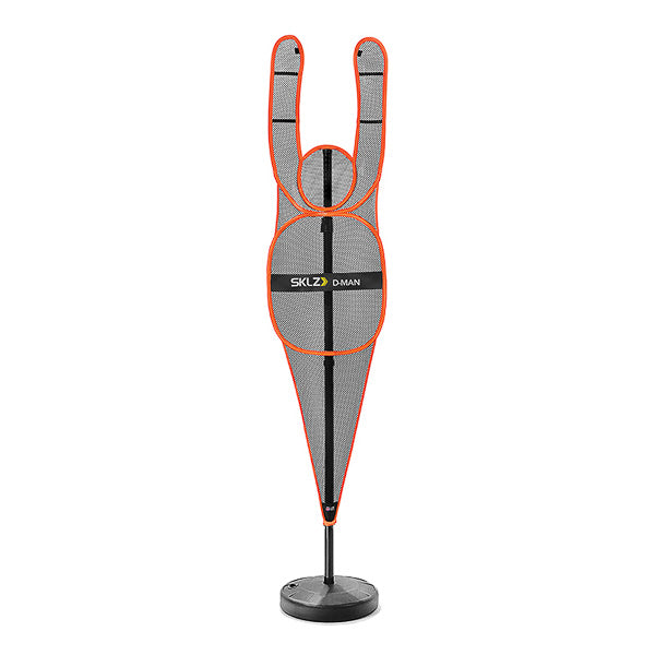 Sagoma in posizione difensiva per allenamento gioco basket con base auto stabile S04297